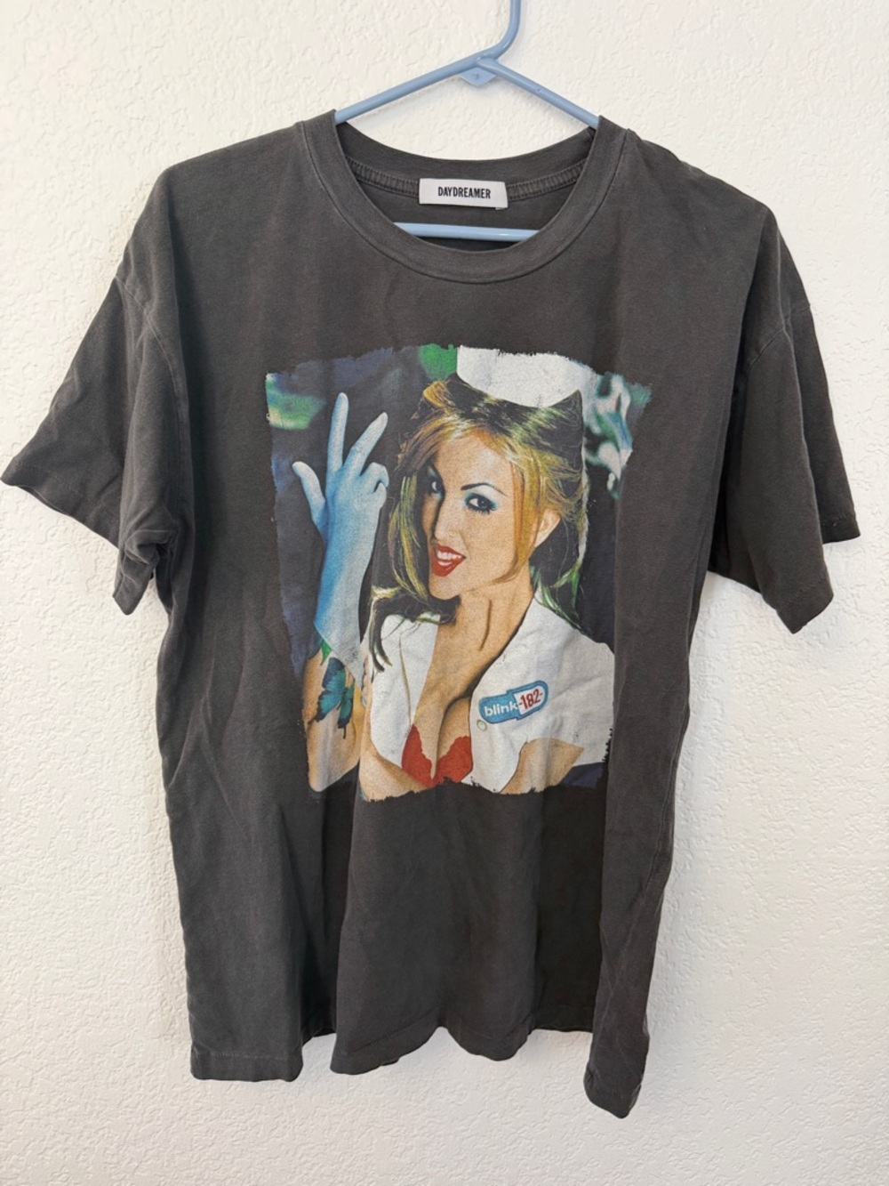 Daydreamer Blink 182 Enema of the State  single stitch Tee in Black